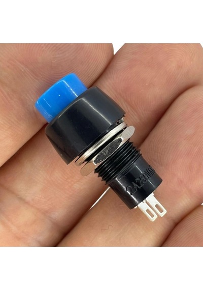 Ic-190 Mavi Buton Yuvarlak Plastik Kalıcılı 10mm