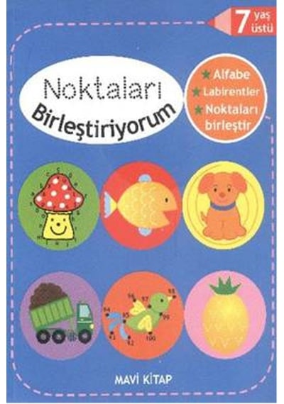 Noktaları Birleştiriyorum Mavi Kitap - 7 Yaş Üstü- Parıltı Yayınları