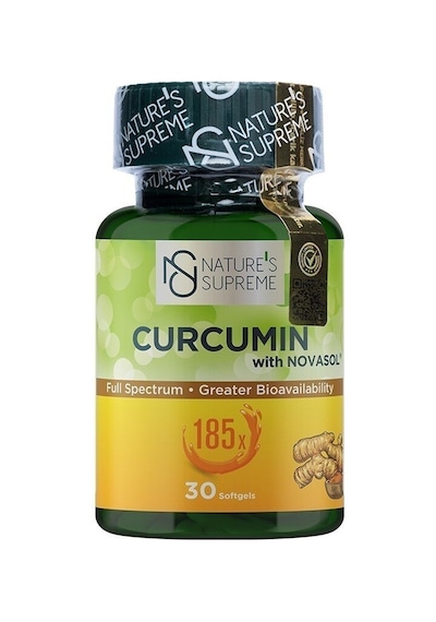 Natures Supreme Curcumin 30 Yumuşak Kapsül Aromasiz