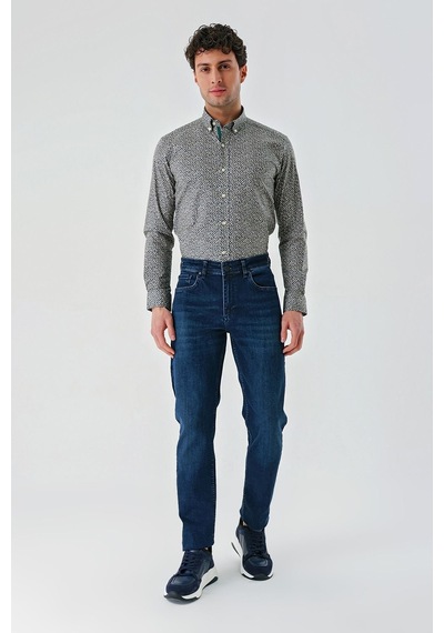 Lacivert Gabardin Pamuklu 5 Cepli Slim Fit Dar Kesim Casual Denim Pantolon 1023240152-lacivert Lacivert Lacivert Gabardin Pamuklu 5 Cepli Slim Fit Dar Kesim Casual Denim Pantolon 1023240152-lacivert Lacivert