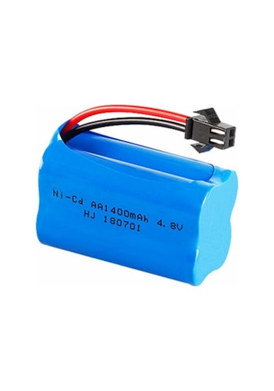 4.8V 1500 Mah Küp Şeklinde Oyucak Araba Bataryası Siyah Soketli 4
