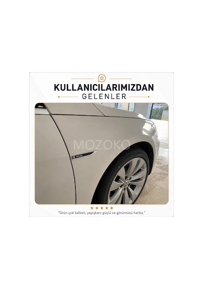 Yüksek Kaliteli Volkswagen Uyumlu Logolu 3d Metal Krom Çamurluk Üstü Yan Amblem Seti 2 Adet
