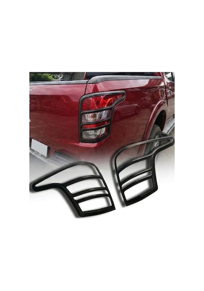 2015+ Fiat Fullback Arka Stop Koruma Kaplama Çerçevesi Siyah İthal Premium Stop Çerçevesi Takımı