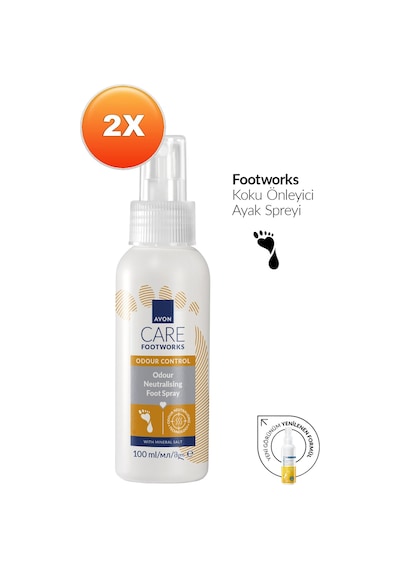 Footworks Koku Önleyici Ayak Spreyi 100ml İkili Paket
