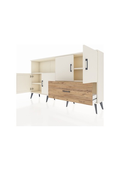 Arges Konsol 4 Raflı Tek Çekmeceli 4 Kapaklı 176x30x99 Aytaşı-ayt Aytaşı-aytaşı/çam Arges Konsol 4 Raflı Tek Çekmeceli 4 Kapaklı 176x30x99 Aytaşı-ayt Aytaşı-aytaşı/çam