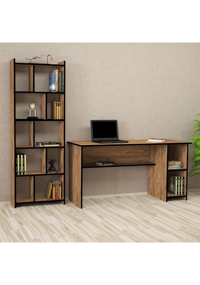 Kalenderdekor1 Kalender Dekor Avel Snow 145 Cm Çalışma Masası Takımı Avls04 Meşe
