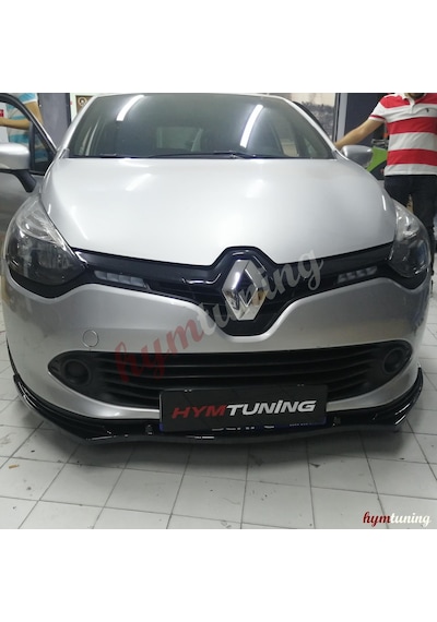Renault Clio 4 Ön Tampon Lip'ii Parlak Siyah