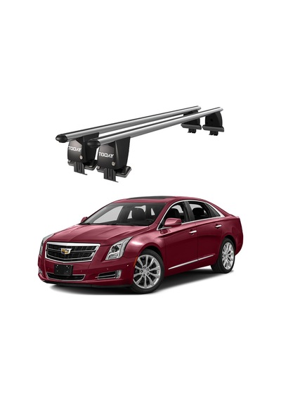 Royal Cadillac Xts 2012-2019 Uyumlu Gri Kilitli Ara Atkı Port Bagaj Tavan Barı