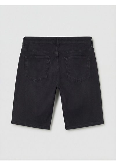 Lcw Jeans Siyah Slim Fit Erkek Jean Şort