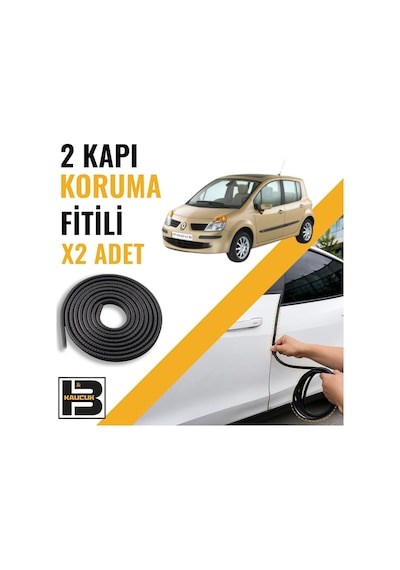 Renault Modus Kapı Koruma Fitili-iki Kapı-siyah-bm0865