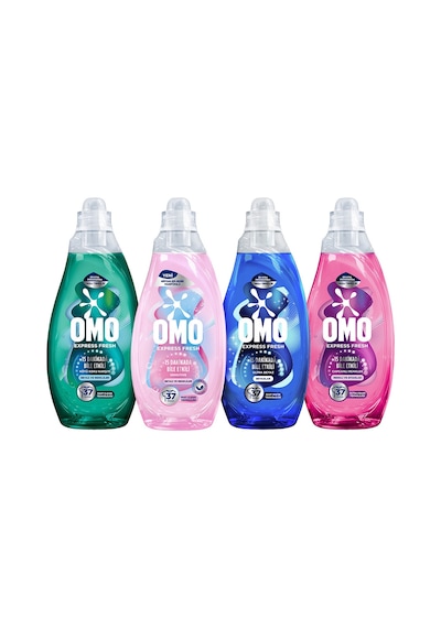Omo Express Fresh Sensitive Sıvı Çamaşır Deterjan Seti 1480 Ml X4 Diğer