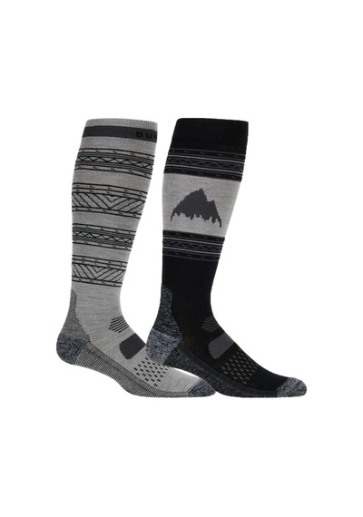 Burton Burton Performance Lightweight 2 Pack Erkek Siyah Kayak Çorabı 002