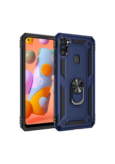 Galaxy A11 Kilif Zore Vega Yüzüklü Standli Zirh Kilif 469723137