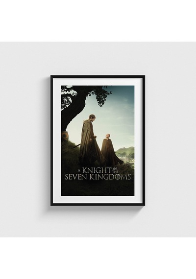 A Knight Of The Seven Kingdoms Dizi Posteri Tablo Çerçeveli Poster Duvar Dekorasyonu Siyah Çerçeveli Tablo Siyah Çerçeveli Tablo Dn11d536sıyah