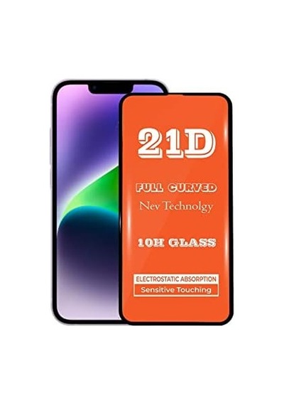 Apple İphone 14 Tam Kaplayan 21d Temperli Ekran Koruyucu Cam
