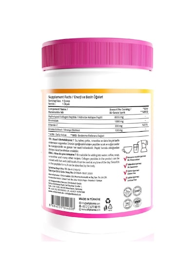 Validus Collagen Peptides Bromelain Powder 300 Gr