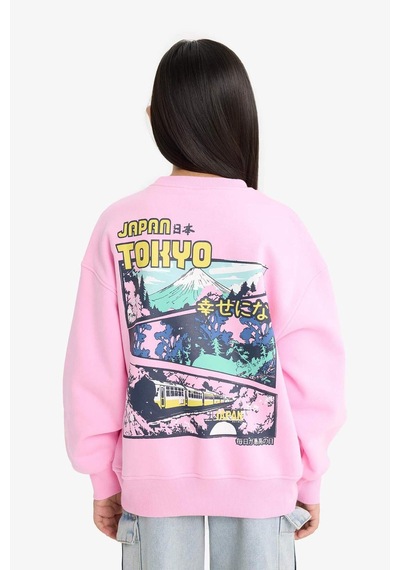 Defacto Kız Çocuk Oversize Geniş Kalıp Bisiklet Yaka Sırt Baskılı İçi Yumuşak Tüylü Sweatshirt E6781a825wnpn666 Pembe Defacto Kız Çocuk Oversize Geniş Kalıp Bisiklet Yaka Sırt Baskılı İçi Yumuşak Tüylü Sweatshirt E6781a825wnpn666 Pembe