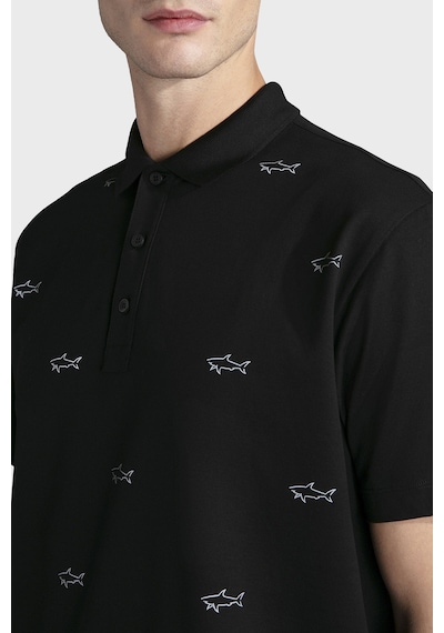 Paul & Shark Erkek Polo Yaka T Shirt 23411252 011 Siyah SIYAH Siyah