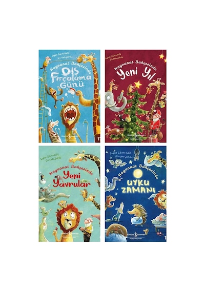 Hayvanat Bahçesinde Diş Fırçalama Günü+yenil Yıl+yeni Yavrular+uyku Zamanı 4 Kitap Set