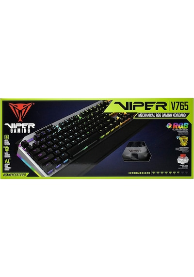 Patriot Viper V765 İngilizce Q - Mekanik RGB Klavye