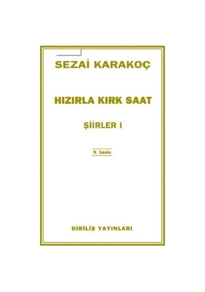Şiirler 3 - Hızırla Kırk Saat N11.5048