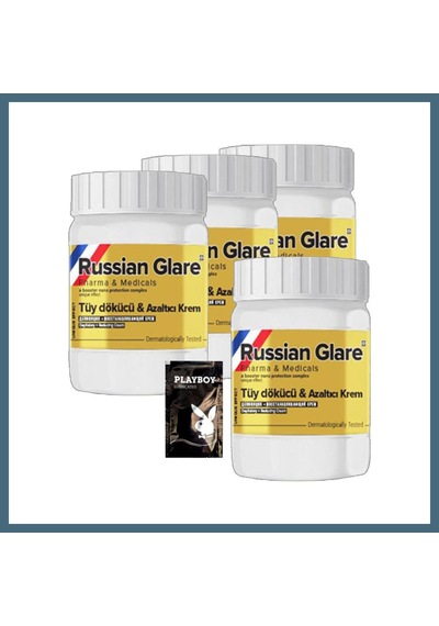 Bezos Rus Merhemi Rusian Glare Nano 22-2:0372 4 Tane X 50 Ml Tüy Kremirus Merhemi + Yanında Jel Agc