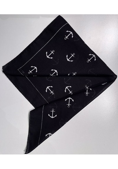 Herşey Nota Çapa Denizci Fular Bandana