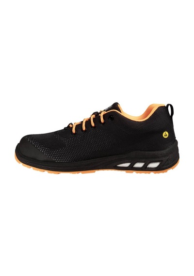 Safety Jogger Ecofitz S1p Low S1p Sr Esd Cı Fo Orng İş Güvenlik Ayakkabısı Siyah Turuncu