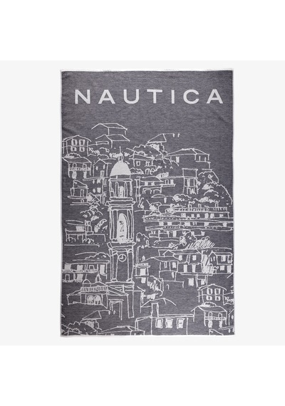 Nautica Unisex Lacivert Desenli Havlu Desenli N65tw02t Lacivert