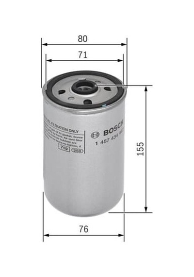 BOSCH 1457434447 Dizel Filtre