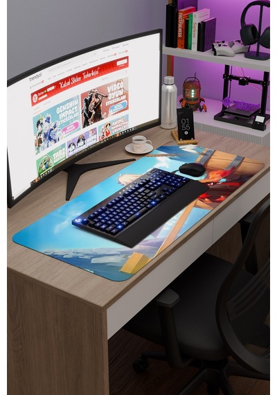 Kazuha Genshin Impact Anime Gacha V2 - 90x40 Xxl Gaming Mouse Pad Fare Altlığı