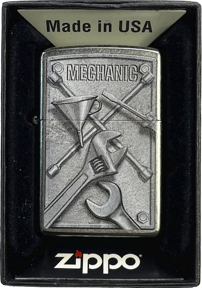 Zippo Çakmak Mechanic 49007-00071-model18 Çok Renkli