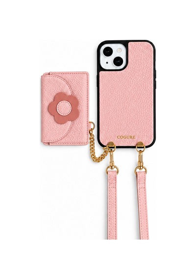 Kombinlenebilir - İphone 15 Uyumlu Pu Deri Magsafe Kılıf -hera Serisi By Bero Lina Pembe