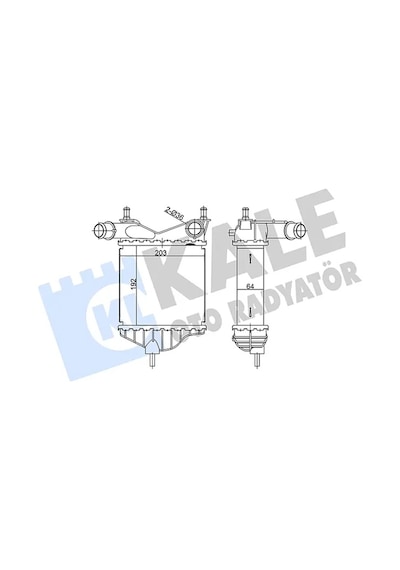Turbo Radyatörü - Fiat Idea, Punto - Kale-344890