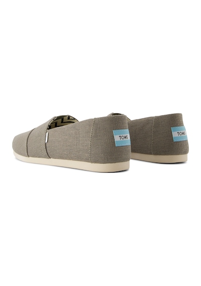 Espadril / Keten Erkek 10021903 Toms Heritage Canvas Vetiver Grey Vetiver Grey Gri