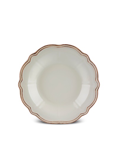 Emsan Saturn Eskitme 24 Parça 6 Kişilik Yemek Takımı Beyaz