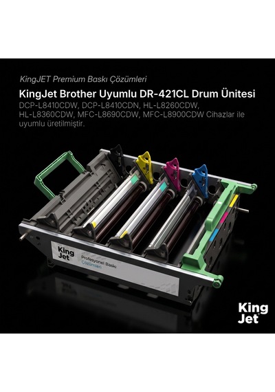 Kingjet Brother Uyumlu Dr-421cl Takım Ünite Uyumlu  Drum Ünitesi