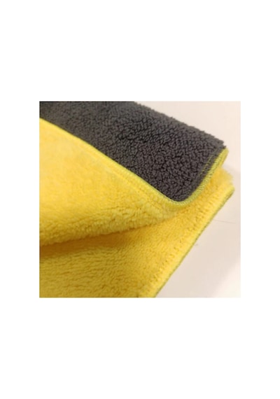 50x40 Cm Çift Taraflı Mikrofiber Oto Kurulama Havlusu Süper Emiş Güçlü Profesyonel Temizlik Bezi