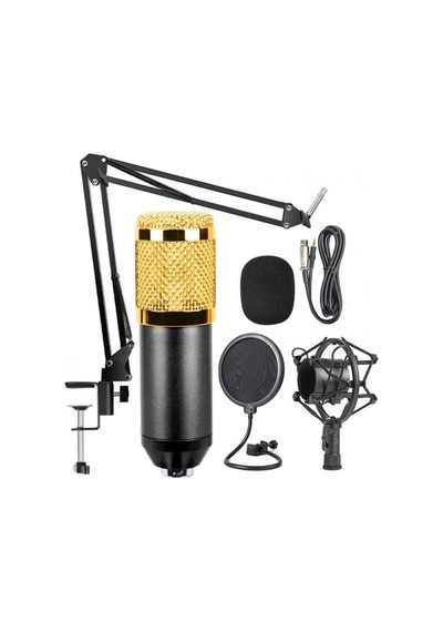 Kondenser Mikrofon 3.5mm Jak Girişli Kondenser Mikrofon 6 Parça Set