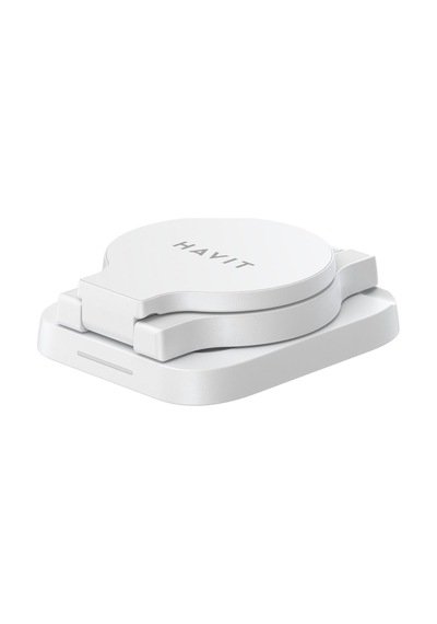 Havit W3038 Katlanabilir 3'ü 1 Arada Kablosuz Şarj Cihazı 15w - Beyaz