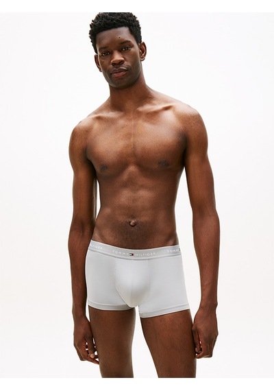Tommy Hilfiger 3p Low Rıse Trunk Erkek Gri Boxer - Um0um03762