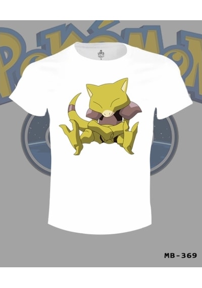 Pokemon - Abra Beyaz Erkek Tshirt