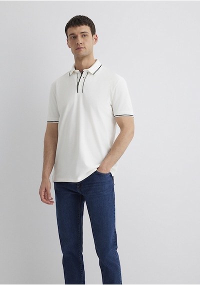 Mavi Regular Beyaz Erkek Polo Yaka T-shirt M0612648-70057 Beyaz