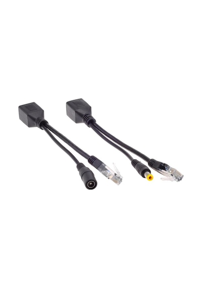 4252 Ip Kamera Rj45 Kablosu Poe Set Ethernet Cat5 Adaptör Güç Pow