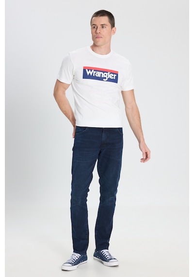 Wrangler Slim Fit Dar Kesim Düşük Bel Normal Paça Larston Lacivert Esnek Jean Denim Pantolon