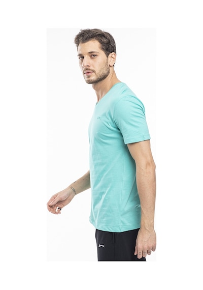 Slazenger SARGON IN Erkek Tişört Koyu Yeşil