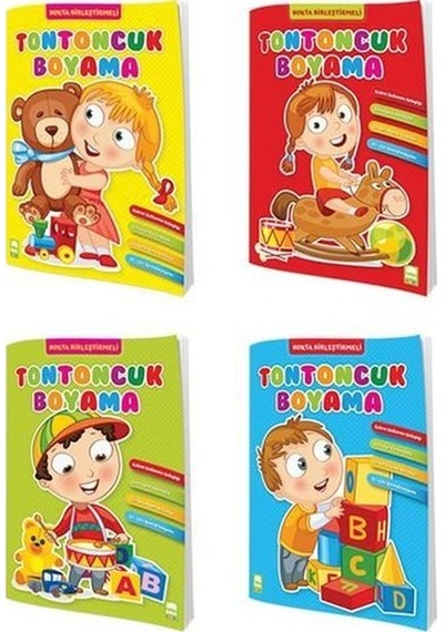 Tomurcuk Boyama Seti (4 Kitap Takım)- Ema Çocuk