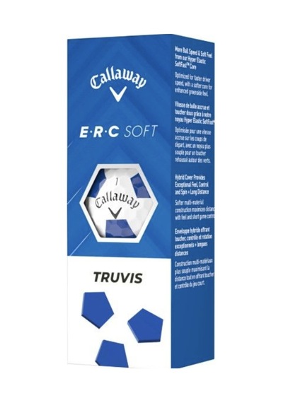 Callaway Erc Yumuşak Golf Topu Mavi Beyaz - 3'lü Karışık