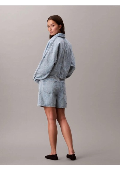 Calvin Klein 90s 6 In Short Needl, 3u8, 25 Kadın Mavi Kot Şort