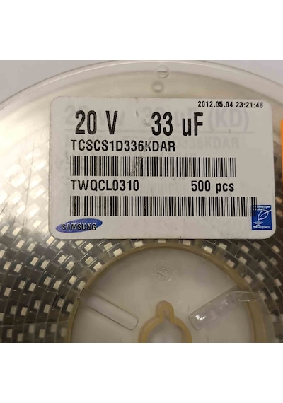 Tcscs1d336kdar 33mf 20v D Tantal Kondansatör 25 Adet
